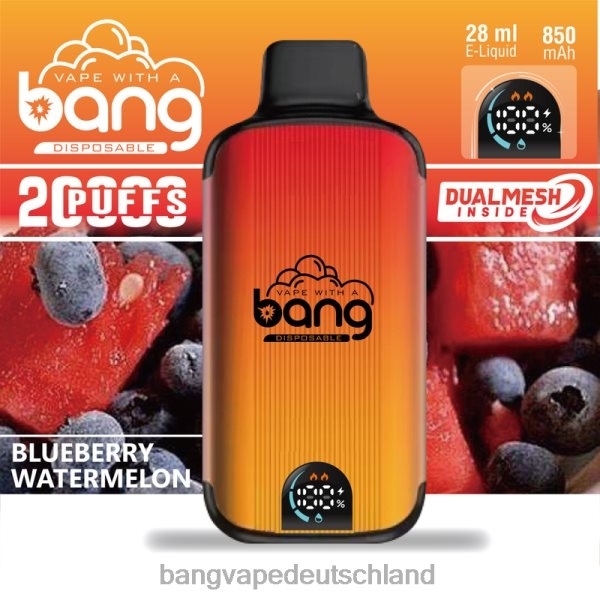 Bang Vape Berlin - Bang Vape Digital Smart Screen 20000 Züge 2B2XN3 Einweg