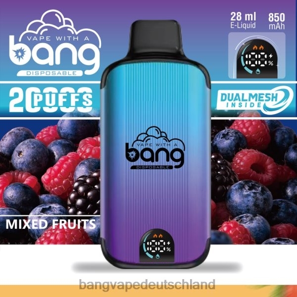 Bang Vape Berlin - Bang Vape Digital Smart Screen 20000 Züge 2B2XN3 Einweg