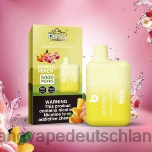 Bang Disposable Vape Flavors - Bang Vape Box BC5000 5 % NIC 5000 Puffs Stift Typ C wiederaufladbar 2B2XN9 Einweg
