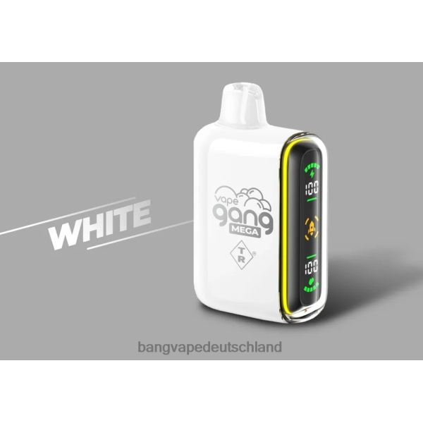 Bang Box Vape Price - Vape Gang MEGA 20.000 Züge Einweg-Vaporizer (5er-Packung) 2B2XN60 Weiß