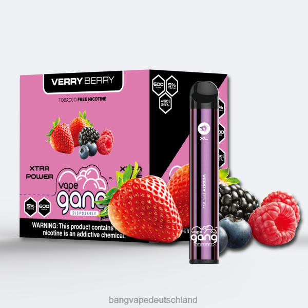 Gang Vape Price - Vape Gang XL Einweg-Vaporizer 600 Züge (10er-Packung) 2B2XN69 sehr beerig